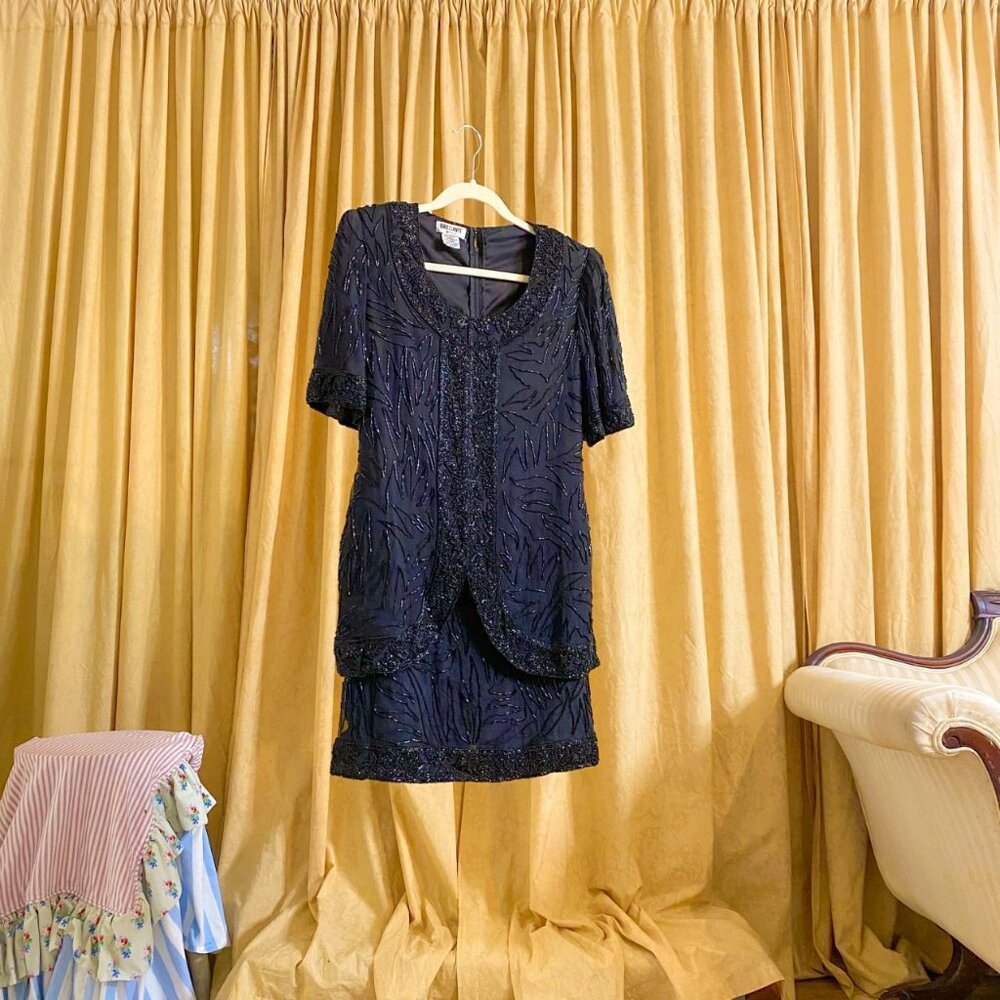 vintage beaded dress